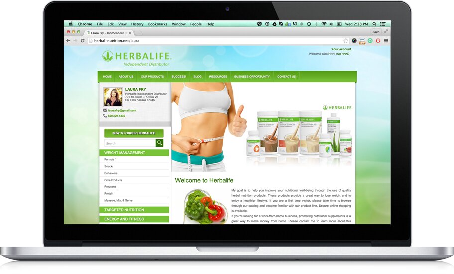 Herbalife product site