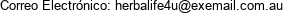 Correo Electrónico: herbalife4u@exemail.com.au 