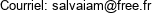 Courriel: salvaiam@free.fr 