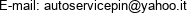 E-mail: autoservicepin@yahoo.it 