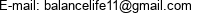 E-mail: balancelife11@gmail.com 