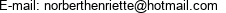 E-mail: norberthenriette@hotmail.com 