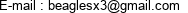 E-mail : beaglesx3@gmail.com 