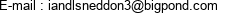E-mail : iandlsneddon3@bigpond.com 