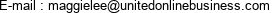 E-mail : maggielee@unitedonlinebusiness.com 