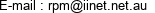 E-mail : rpm@iinet.net.au 