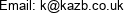Email: k@kazb.co.uk 