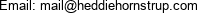 Email: mail@heddiehornstrup.com 
