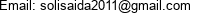 Email: solisaida2011@gmail.com 