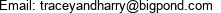 Email: traceyandharry@bigpond.com 