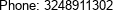 Phone: 3248911302 