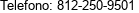 Telefono: 812-250-9501