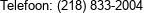 Telefoon: (218) 833-2004