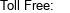 Toll Free:   