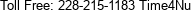 Toll Free: 228-215-1183 Time4Nu