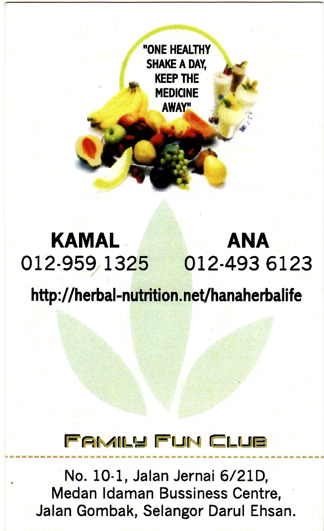 Azliana Kamaruzaman, Herbalife Distributor in batang kali, selangor