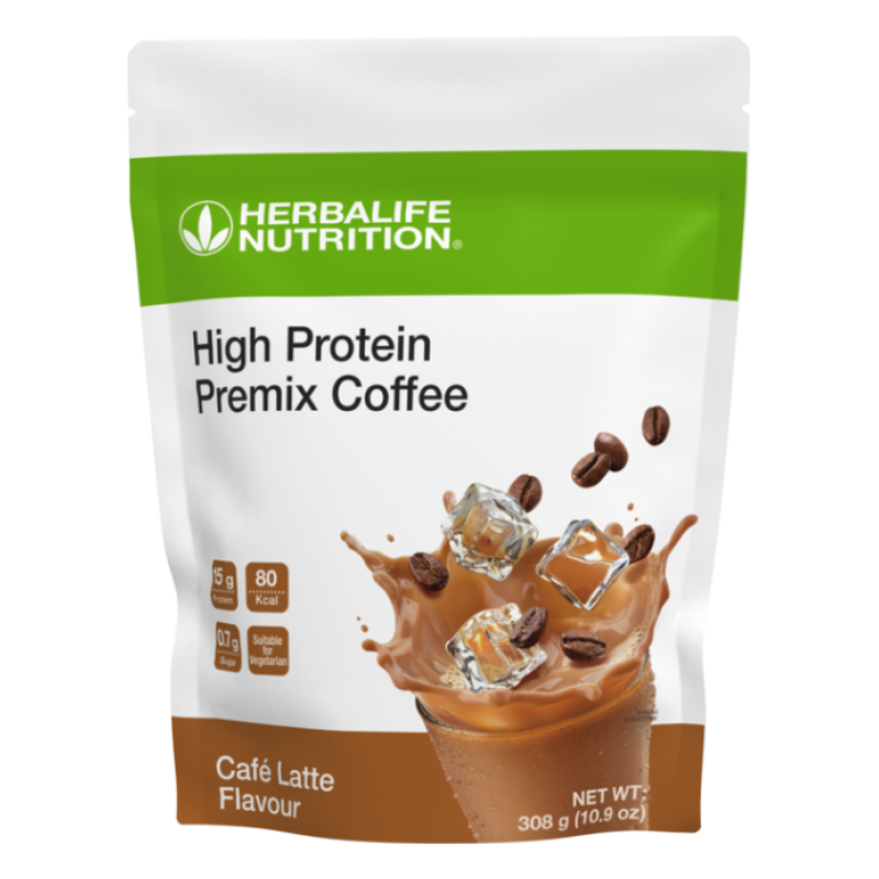 Herbalife High Protein Premix Coffee (Café Latte Flavour)