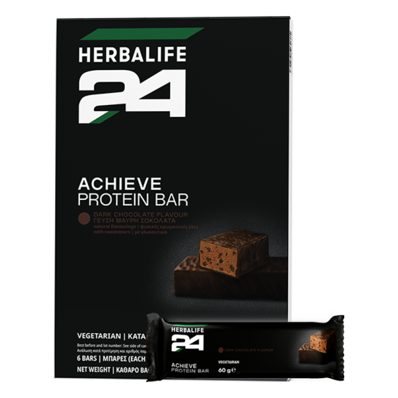 H24 Achieve Bar Dark Chocolate 6 x 60g bars per box