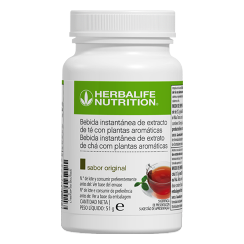 Bebida Instantânea de Extrato de Chá com Plantas Aromáticas