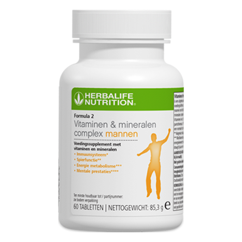 Formula 2 Vitaminen- & Mineralencomplex Mannen 60 tabletten
