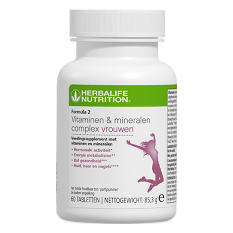 Formula 2 Vitaminen- & Mineralencomplex Vrouwen 60 tabletten
