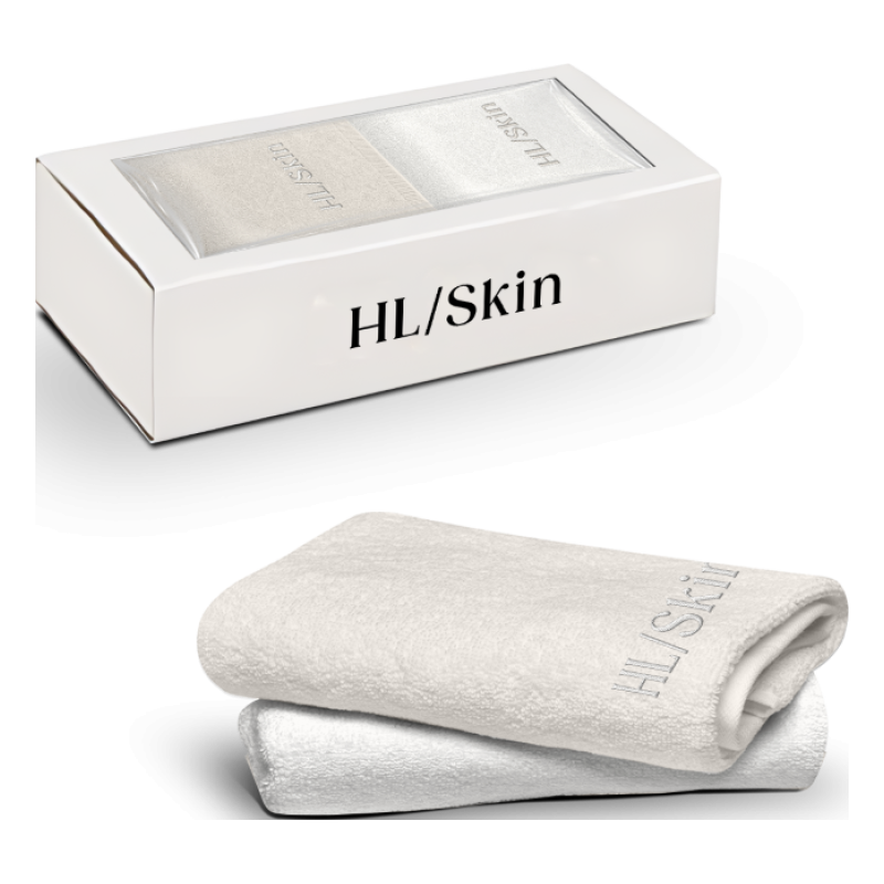 Lot de 2 serviettes visage