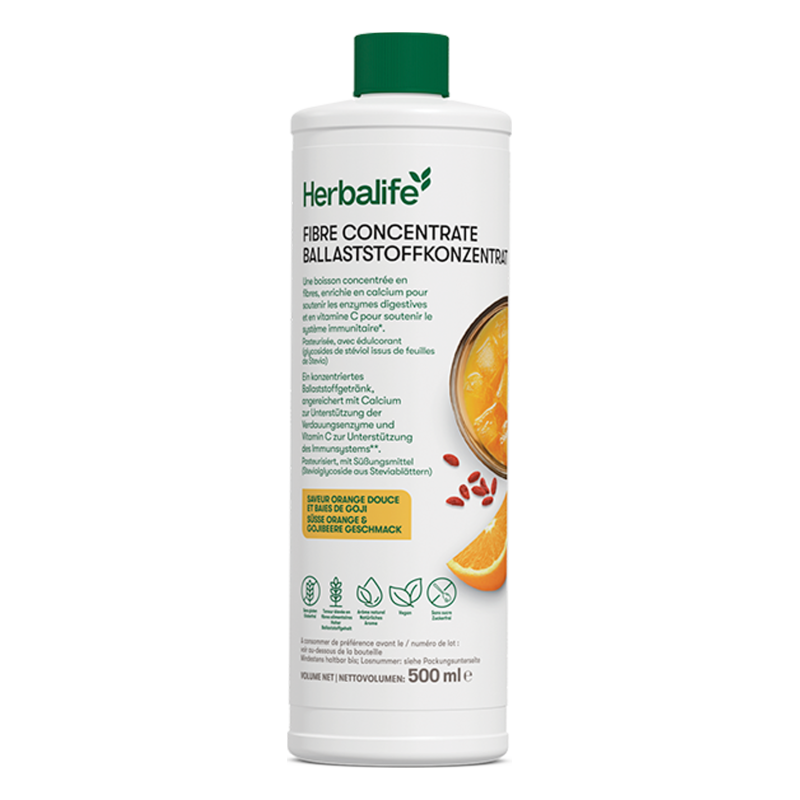 Ballaststoffkonzentrat, süße Orange & Gojibeere Geschmack 500 ml
