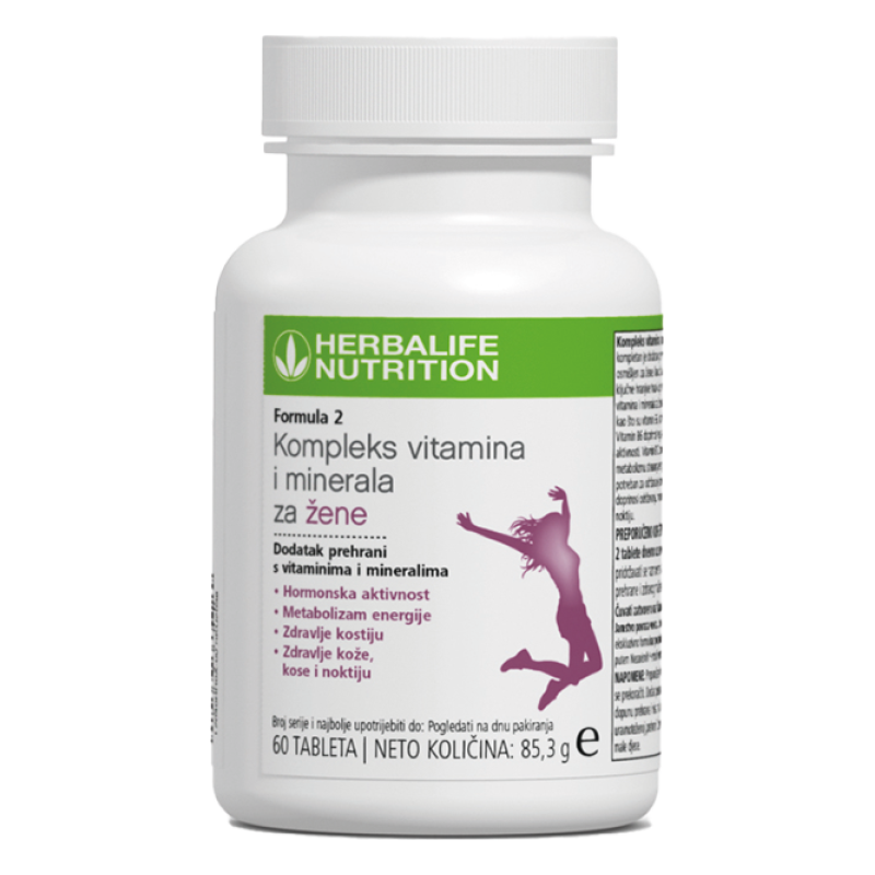 Formula 2 Kompleks vitamina i minerala za žene 60 tableta