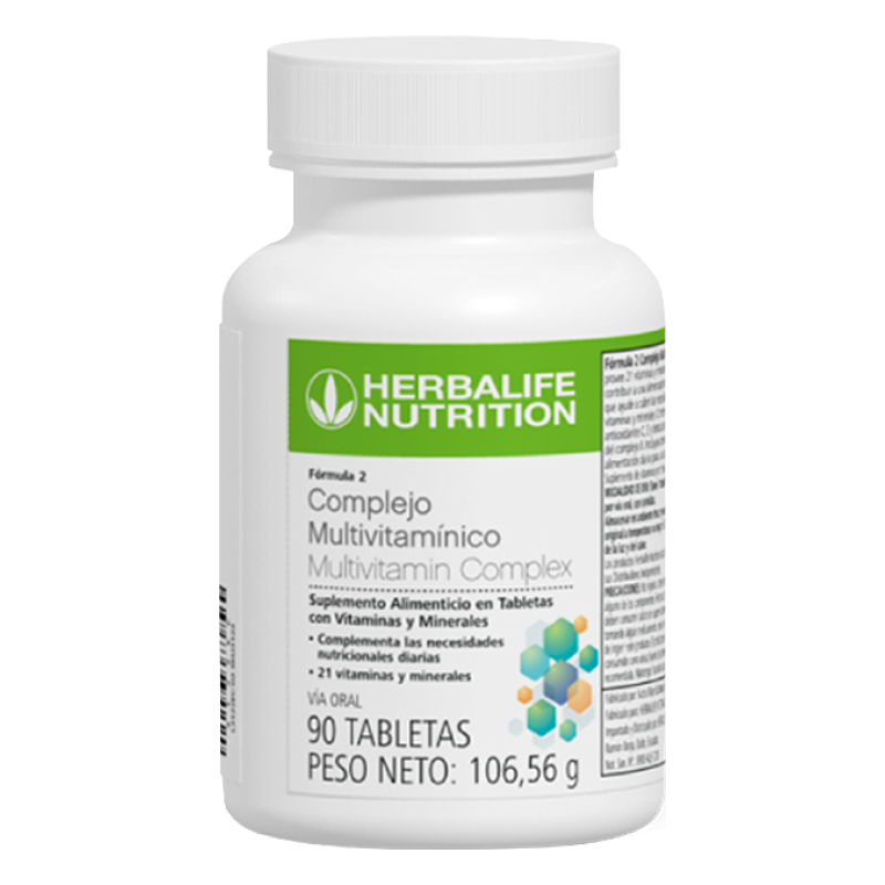 F2 Complejo Multivitamínico 90 Tabletas