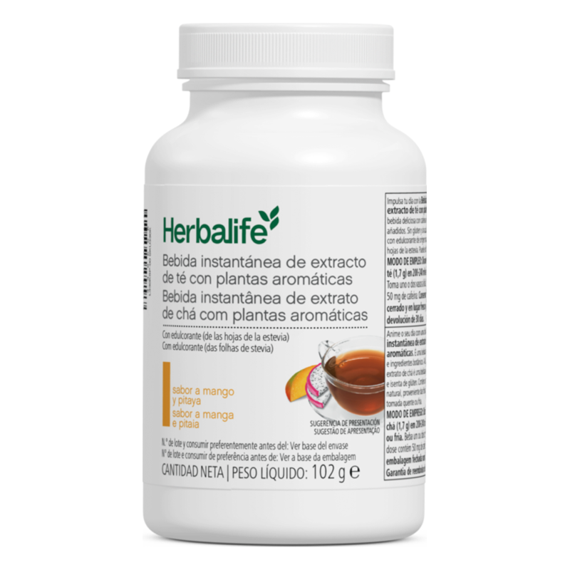 Instant Herbal Beverage with tea extract Mango Dragonfruit flavor 102 g