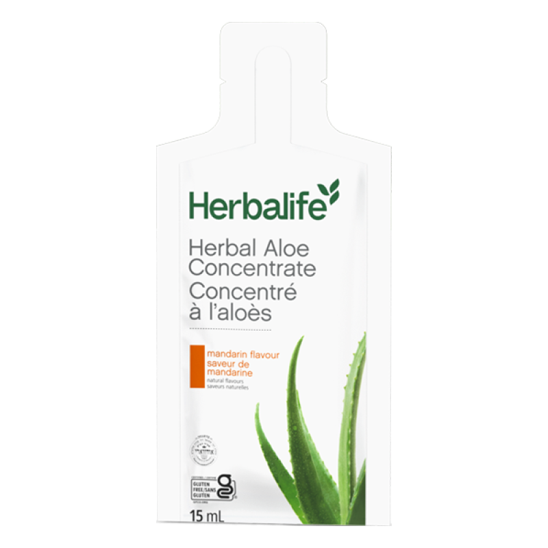 Herbal Aloe Concentrate Single-Serve Packets: Mandarin 30 Packets