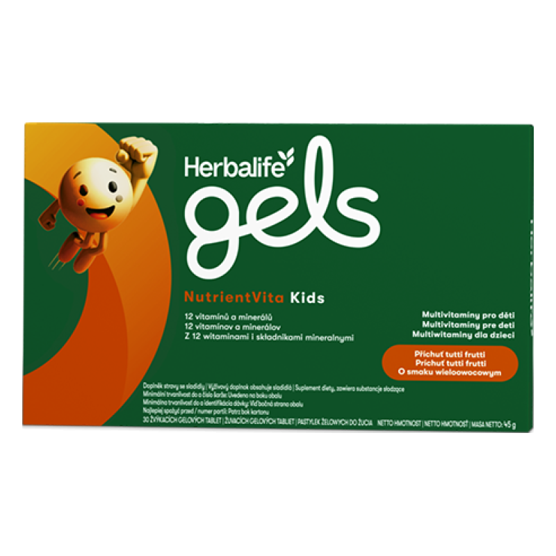 Herbalife Gels NutrientVita Kids Tutti Frutti 30 žvýkacích gelových tablet