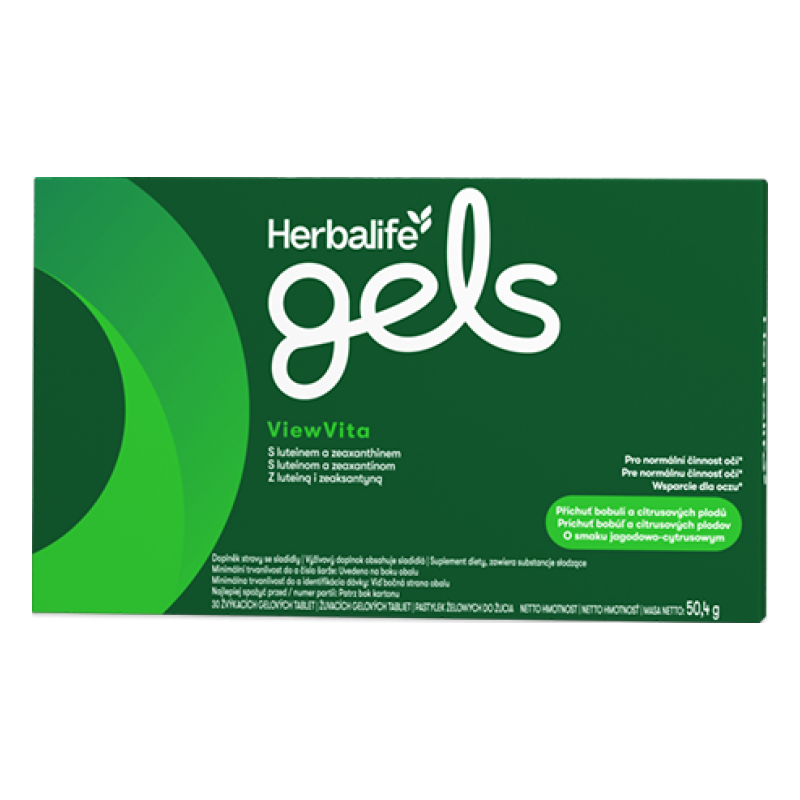 Herbalife Gels ViewVita s p?íchutí bobulí a citrusových plod? 30 žvýkacích gelových tablet