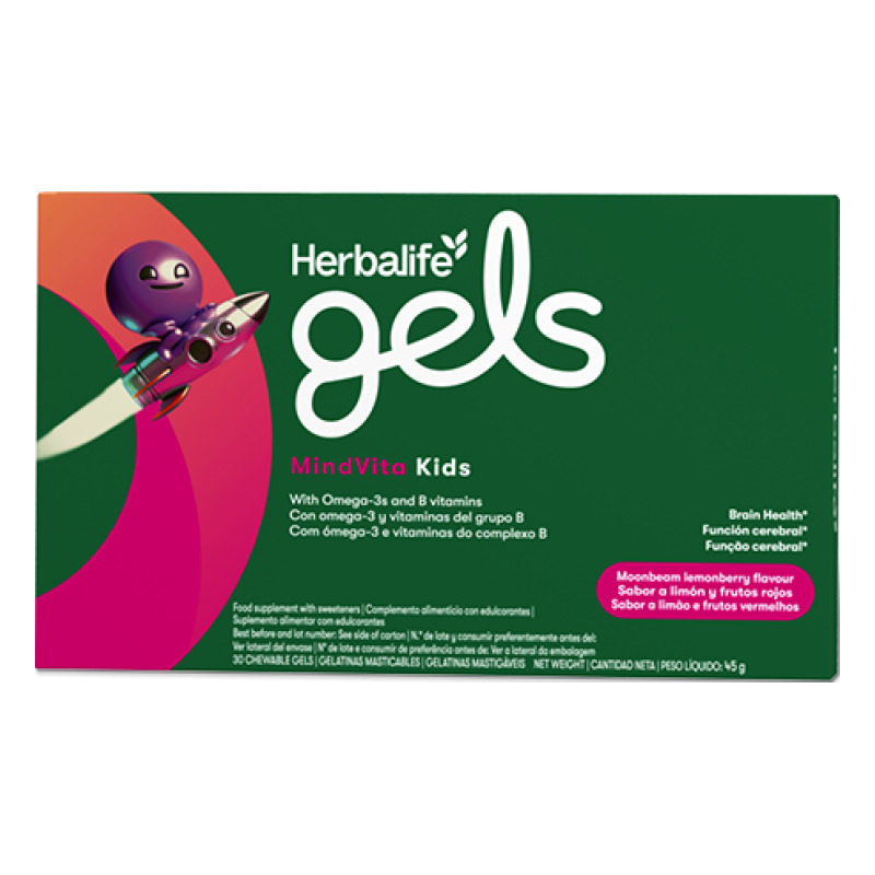 Herbalife Gels - MindVita Kids Moonbeam Lemonberry 30 chewable gels