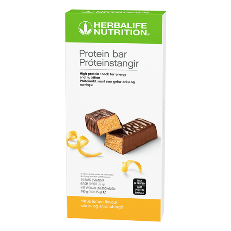 Protein Bars Citrus Lemon 14 Bars per Box