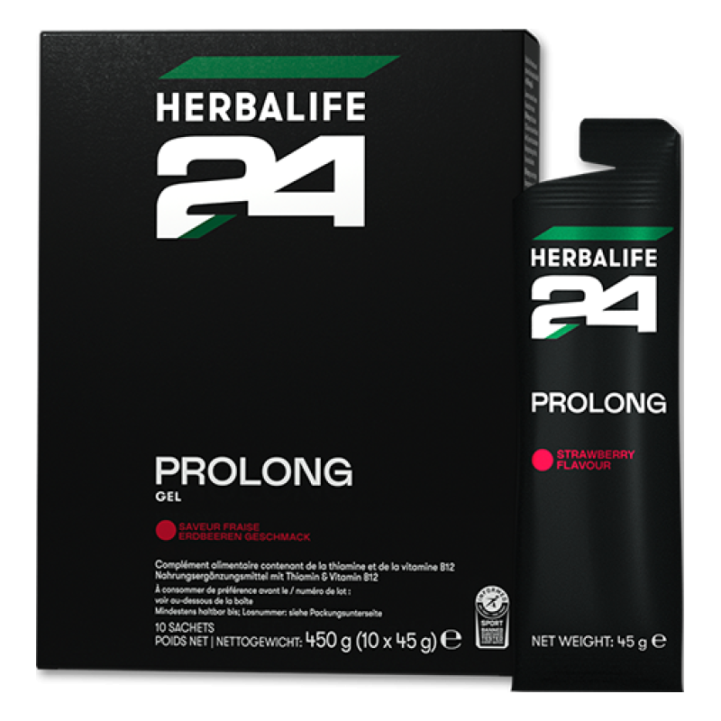 Herbalife24® Prolong Gel Erdbeere 10 Beutel à 45g