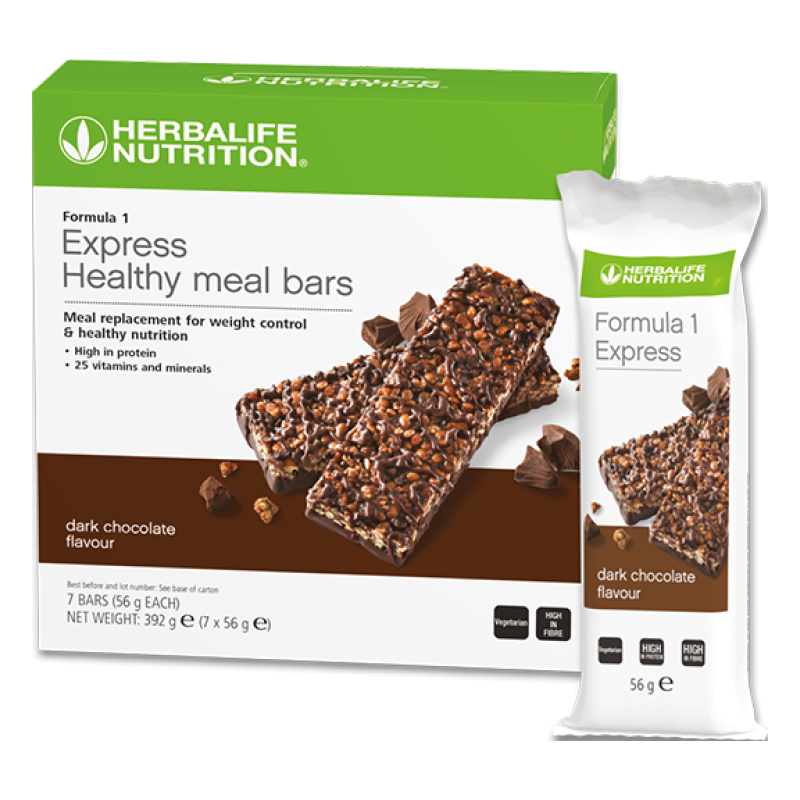 Formula 1 Express Healthy Meal Bars Dark Chocolate 7 Bars per Box