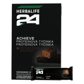 H24 Proteinové ty?inky Achieve s p?íchutí ho?ké ?okolády - 6 ks v balení